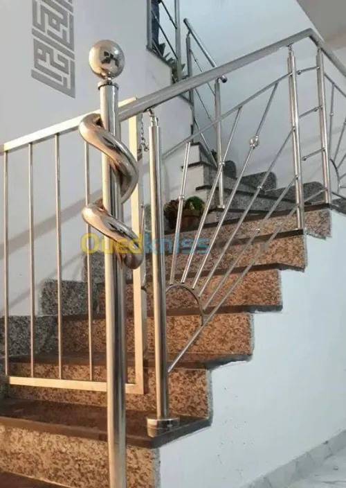 Rampe escalier,Garde corps en inox