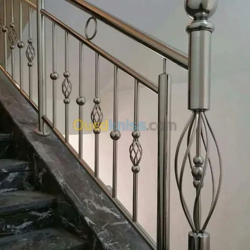 Rampe escalier,Garde corps en inox
