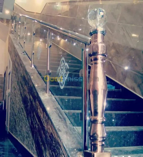 Rampe escalier,Garde corps en inox