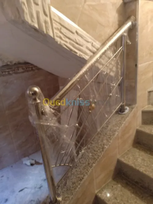 Rampe escalier,Garde corps en inox
