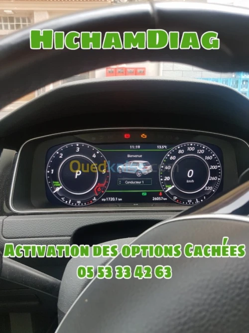 Activation des options Cachées