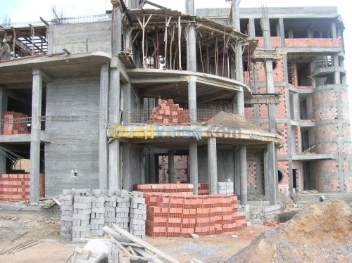 Construction dalle villa 