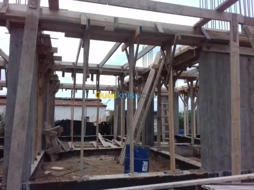 Construction dalle villa 