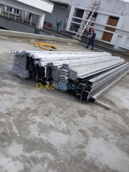 Aluminium verre résine formica