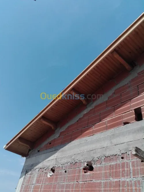 Artisan charpentier et pose du tuile 