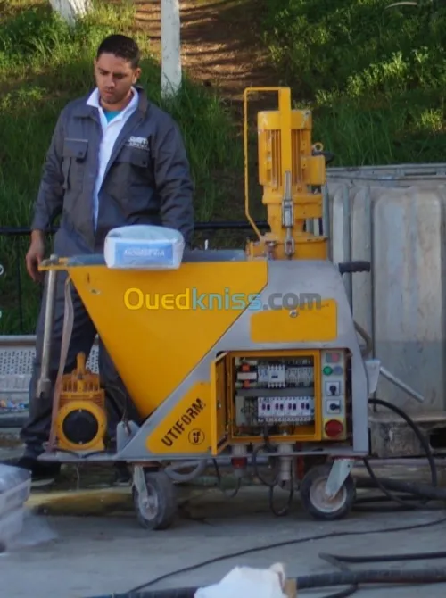 Reparation machine de projection platr