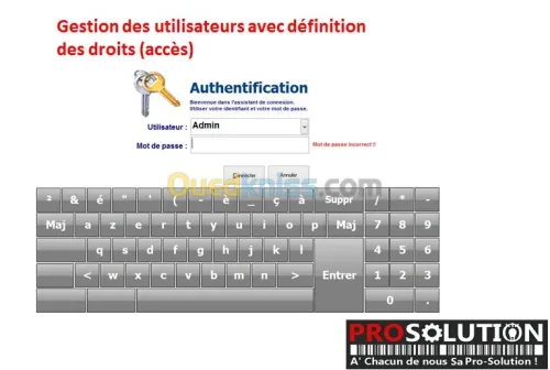 Logiciel de gestion RESTO-PRO
