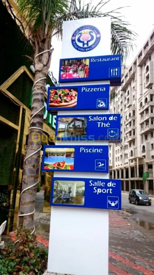 Fabrication des enseignes et plaques 