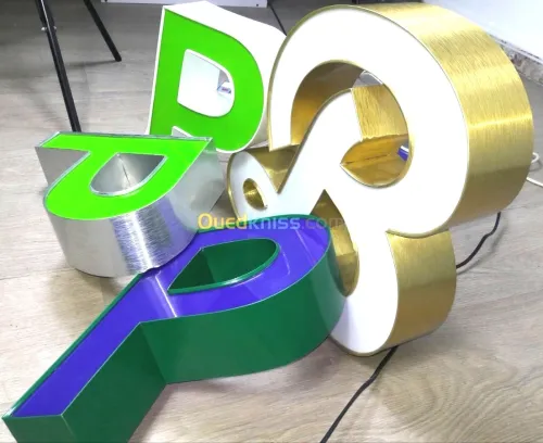 Fabrication des enseignes et plaques 
