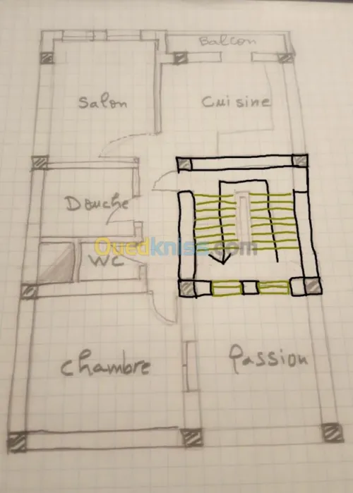 Location vacances Appartement F2 Jijel Jijel