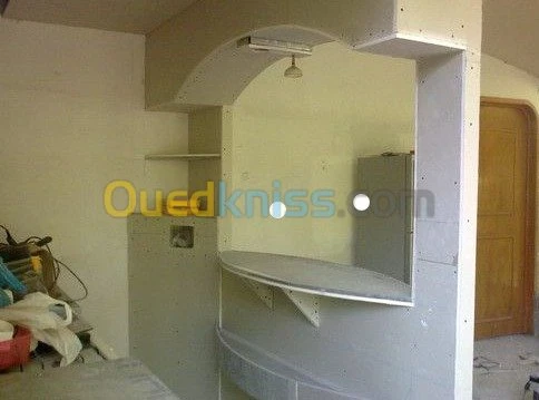 ديكور plaque plâtre -PVC و دهان عصري