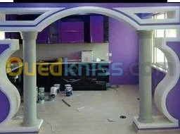 ديكور plaque plâtre -PVC و دهان عصري
