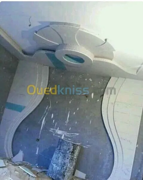 ديكور plaque plâtre -PVC و دهان عصري