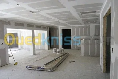 ديكور plaque plâtre -PVC و دهان عصري