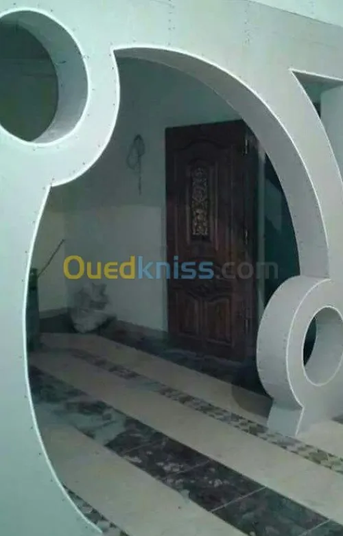 ديكور plaque plâtre -PVC و دهان عصري