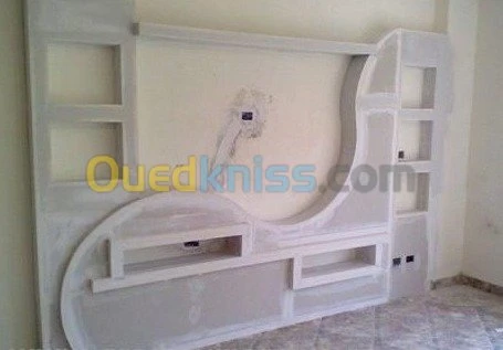 ديكور plaque plâtre -PVC و دهان عصري