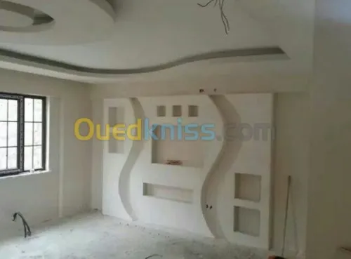 ديكور plaque plâtre -PVC و دهان عصري