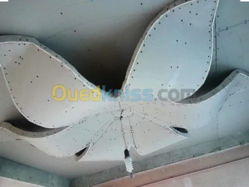 ديكور plaque plâtre -PVC و دهان عصري