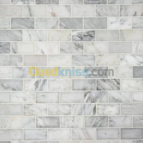 Marbre hexagone italien faience