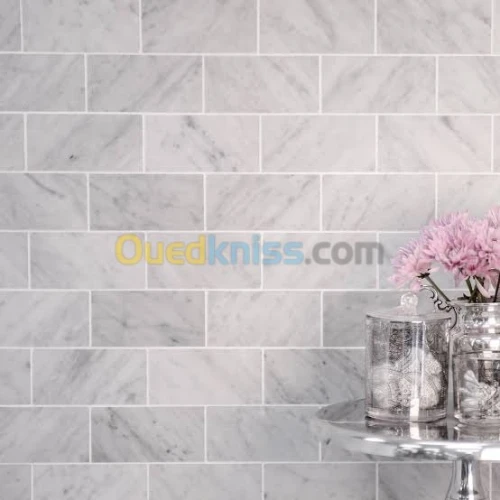 Marbre hexagone italien faience