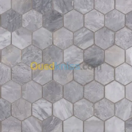 Marbre hexagone italien faience