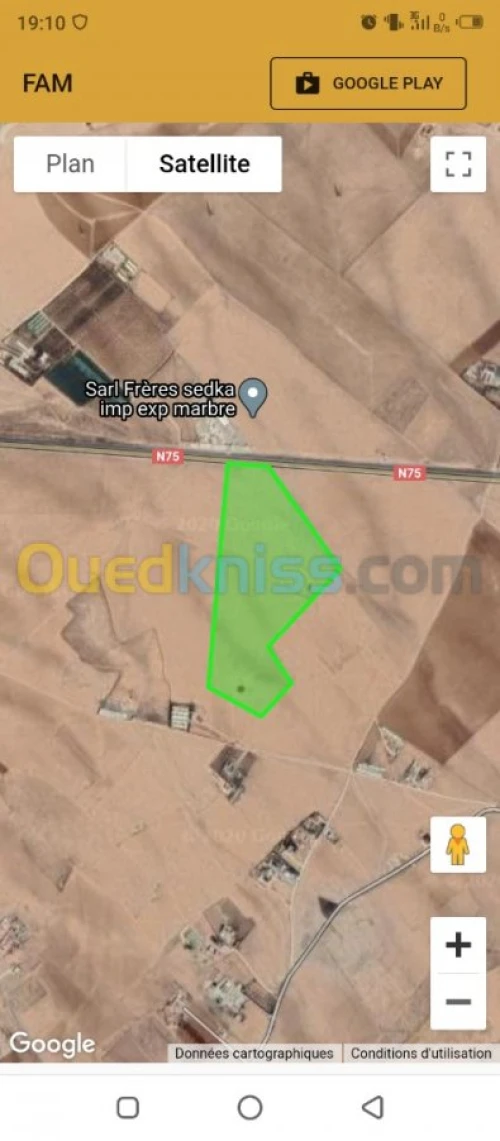 Vente Terrain Sétif Tella