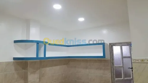 Placoplatre , pvc et peinture