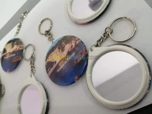 Porte clef double face,meroire,sublim