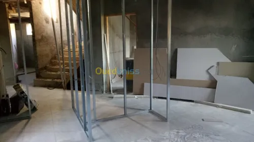 Travaux ba13 menuiserie aluminum