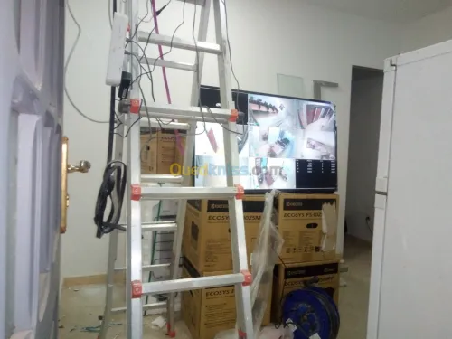 Installation caméra et alarme 