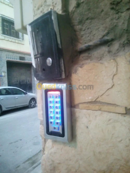 Installation caméra et alarme 