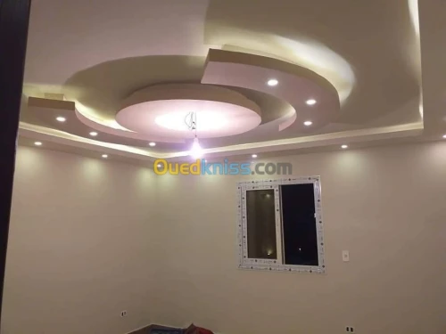 Placo platre et peinture