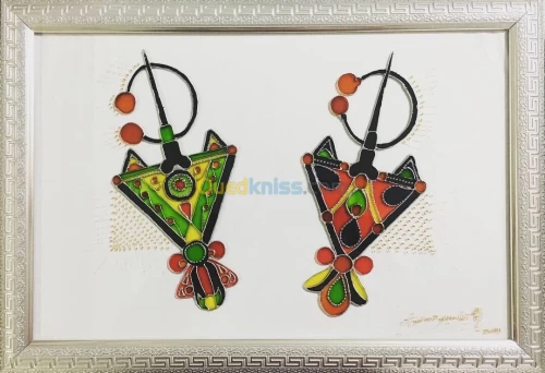 Cadre personnalisé/peinture sur verre