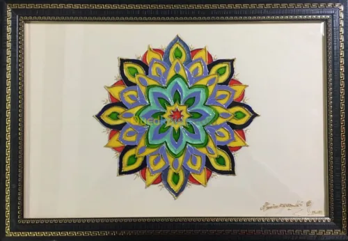 Cadre personnalisé/peinture sur verre