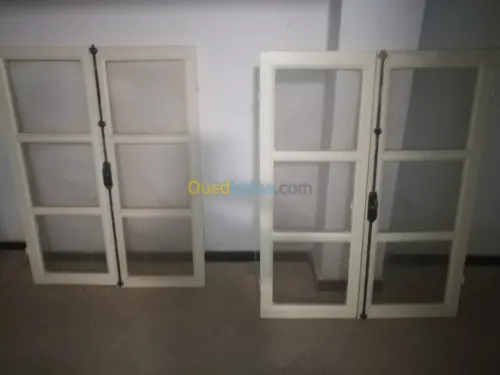 Fenetres+portes ابواب و نوافذ خشب 