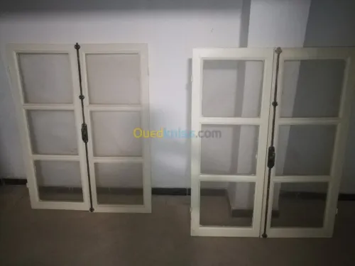 Fenetres+portes ابواب و نوافذ خشب 