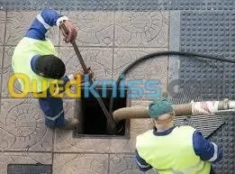 Nettoyage curage canalisation vidange