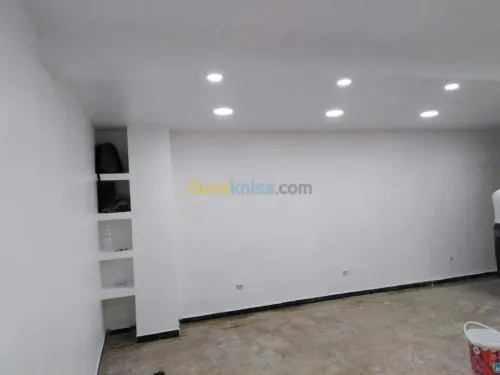 Placoplatre, pvc, peinture,parquet,.. 