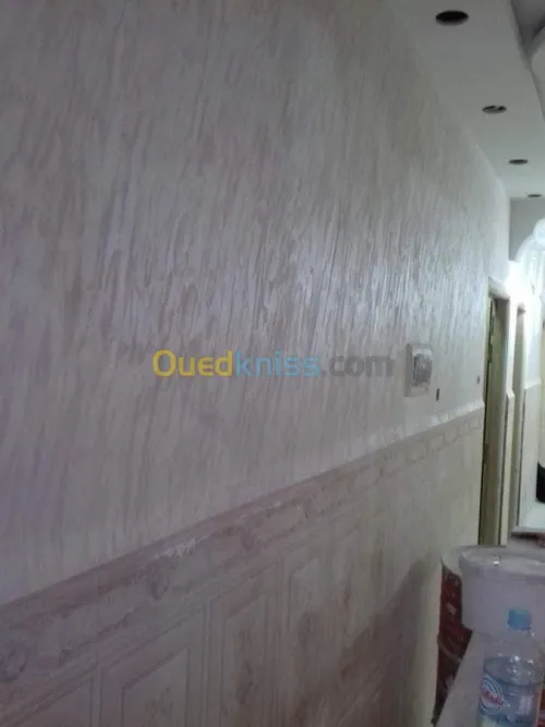Placoplatre, pvc, peinture,parquet,.. 