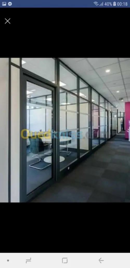 Réalisation menuiserie aluminium 