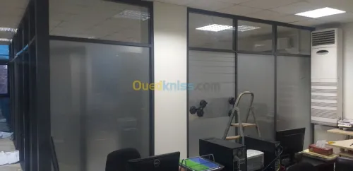 Réalisation menuiserie aluminium 