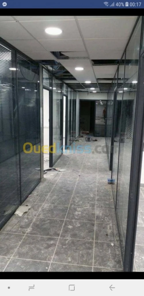 Réalisation menuiserie aluminium 