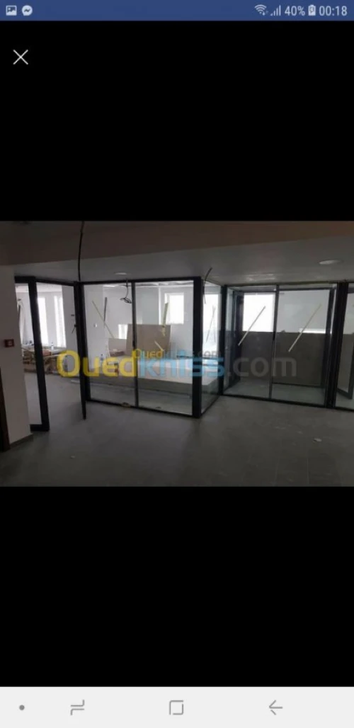 Réalisation menuiserie aluminium 