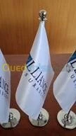 fab. support de drapeau et ecussons  