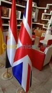 fab. support de drapeau et ecussons  