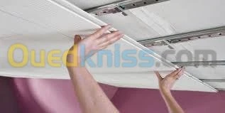 POSE faux plafond PVC