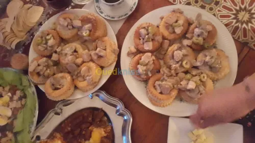 sucrée salée, plats et mini bouchées