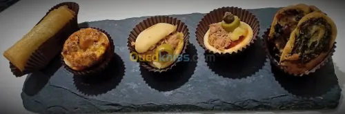sucrée salée, plats et mini bouchées