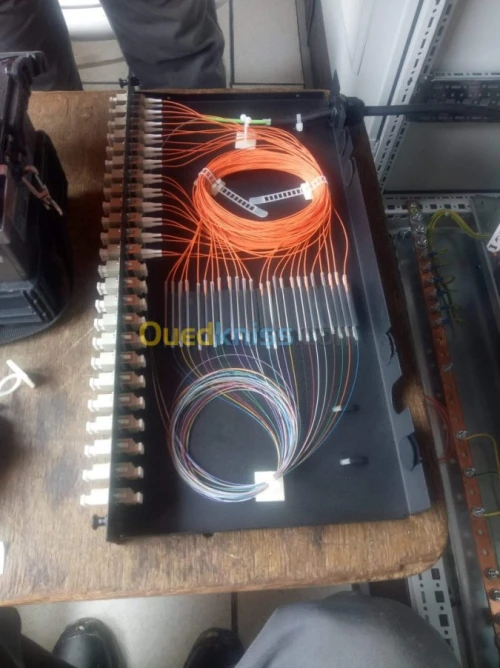 Travaux de fibre optique