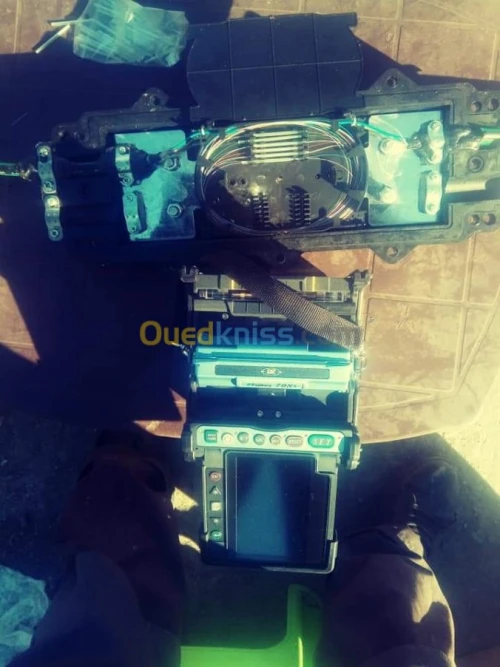 Travaux de fibre optique